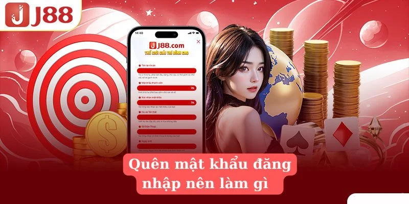 Hướng dẫn người chơi lấy lại mật khẩu đăng nhập J88. 
